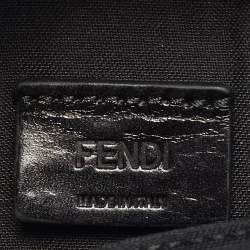 Pre Owned Fendi Monster Multicolor Micro Leather, Fur and Nylon Backpack Bag Charm