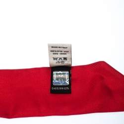 Pre Owned Fendi Multicolor Printed Silk Orchidea Fiamma Bandeau Scarf