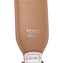 Pre Owned Fendi Multicolor Leather Studded Strap You Shoulder Bag Strap