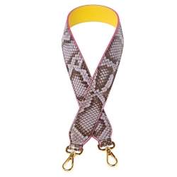 Pre Owned Fendi Multicolor Python  Strap You Shoulder Bag Strap