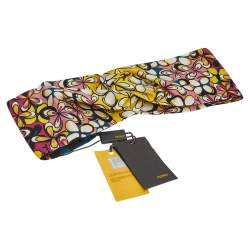 Fendi Multicolor Floral Print Silk Headband