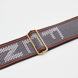Pre Owned Fendi Multicolor Fabric And Leather Strap You Bag Shoulder Strap
