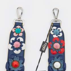 Pre Owned Fendi Multicolor Leather Flowerland Strap You Shoulder Bag Strap