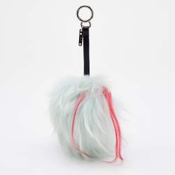 Pre Owned Fendi Multicolor Fur and Leather Dawny Monster Bug Bag Charm
