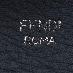 Pre Owned Fendi Multicolor Stripe Printed Leather Monster Bag Strap