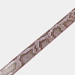 Pre Owned Fendi Multicolor Python Shoulder Bag Strap