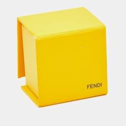 Pre Owned Fendi FF Identification Gold Tone Charm