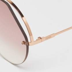 Fendi Pink Gradient FF 0325/S Round Sunglasses