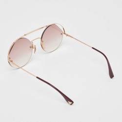 Fendi Pink Gradient FF 0325/S Round Sunglasses
