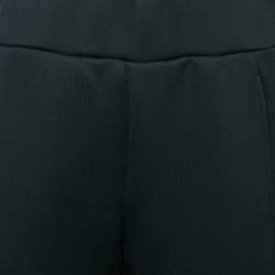 Fendi Black Logo Print Neoprene Track Pants S