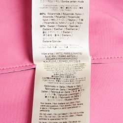 Pre Owned Fendi Black Nappa Bugs Eyes Embroidered Fox Fur and Leather Jacket M