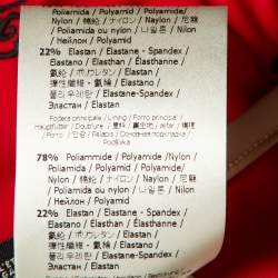 Fendi Red FF Embroidered Jersey Bikini Set S 