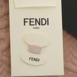 Pre Owned Fendi Beige Knit Cropped Top and Skirt Set S