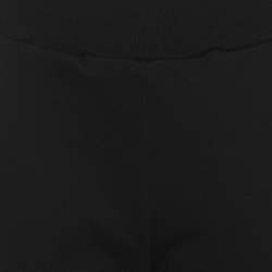 Pre Owned Fendi Black Jersey FF Logo Jogger S  