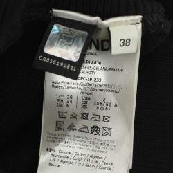 Pre Owned Fendi Black Jersey FF Logo Jogger S  