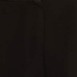 Pre Owned Fendi Black Wool Formal Trousers S