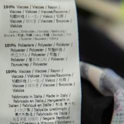 Pre Owned Fendi Multicolor Synthetic Cropped Fun Fair Pants XS