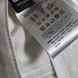 مملوكة مسبقًا Fendi Cream FF Karligraphy Motif Cropped Denim Jacket M