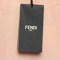 مملوكة مسبقًا Fendi Beige Silk Pleated Trousers M