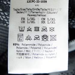Fendi Grey Logo Pattern Jersey Seamless Leggings L/XL