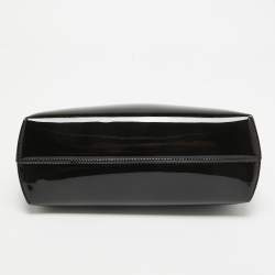 Pre Owned Fendi Black Patent Leather Midi First Bag