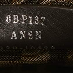 Pre Owned Fendi Black Patent Leather Midi First Bag