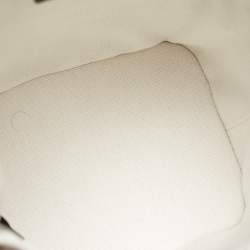 مملوكة مسبقًا Fendi White/Black FF Canvas Mini Mon Tresor Drawstring Bucket Bag