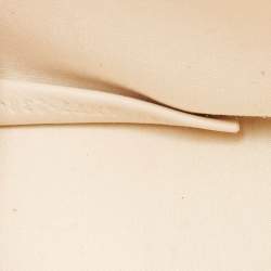 Pre Owned Fendi Brown/Beige Canvas and Patent Leather Medium Sunshine Shopper Tote