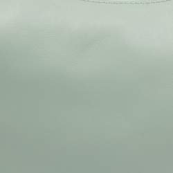 Pre Owned Fendi Light Green Leather Small Fendigraphy Hobo