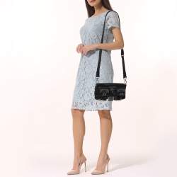 Fendi Black Nylon Multipocket Baguette Bag