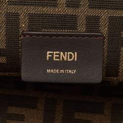 Fendi Pink/Brown Python Small Fendi First Clutch