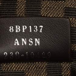 Pre Owned Fendi Black Patent Leather Midi First Bag