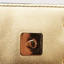 مملوكة مسبقًا Fendi Black Leather Mini Cookie Hobo