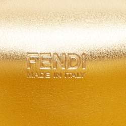 مملوكة مسبقًا Fendi Black Leather Mini Cookie Hobo