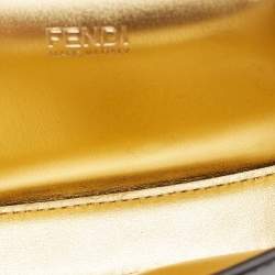 مملوكة مسبقًا Fendi Black Leather Mini Cookie Hobo