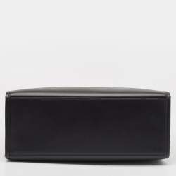 Pre Owned Fendi Black Leather Medium Sunshine Shopper Tote