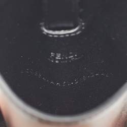 Pre Owned Fendi Black Glacier Leather Utility Pouch Belt Bag