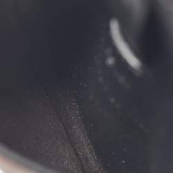 Pre Owned Fendi Black Glacier Leather Utility Pouch Belt Bag