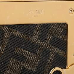Pre Owned Fendi Purple For Fur and Leather Small First Clutch
