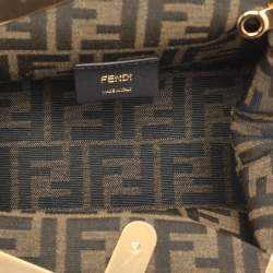 Pre Owned Fendi Purple For Fur and Leather Small First Clutch