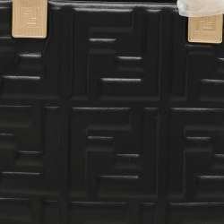 Pre Owned Fendi Black Leather Mini Sunshine Tote