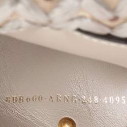 Fendi Grey Raffia and Leather Baguette Bag