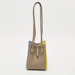 Fendi Tricolor Leather Mini Origami Bag