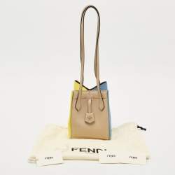 Fendi Tricolor Leather Mini Origami Bag