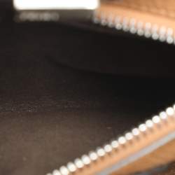 Pre Owned Fendi Black Selleria Leather Medium Peekaboo Top Handle Bag