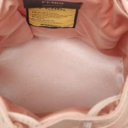 Fendi Baby Pink Nylon Mini Mon Tresor Bucket Bag