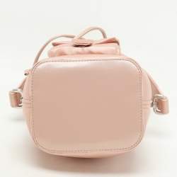 Fendi Baby Pink Nylon Mini Mon Tresor Bucket Bag