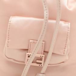 Fendi Baby Pink Nylon Mini Mon Tresor Bucket Bag