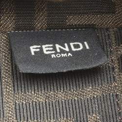 Fendi Pink/Brown Python and Leather Small First Clutch