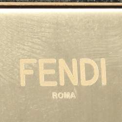 Fendi Pink/Brown Python and Leather Small First Clutch
